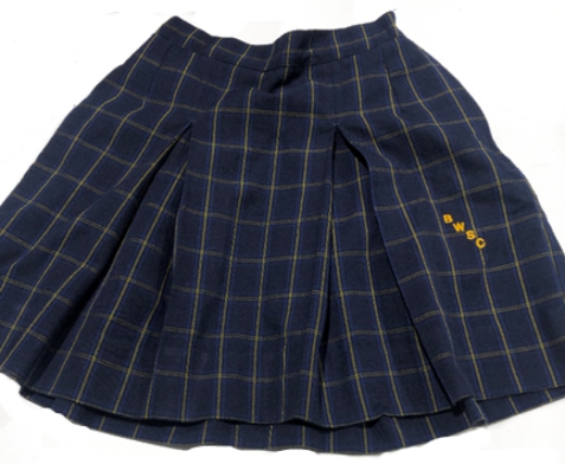 Picture of Brisbane Waters Sec College Skirt, Navy or Tartan