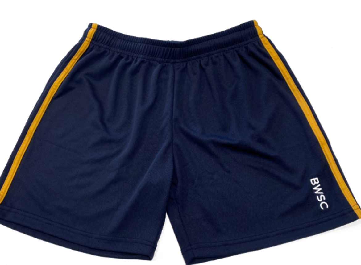 Picture of Brisbane Waters Sec College Sports Short, Navy/Gold