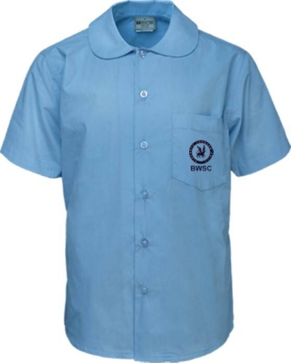 Picture of Brisbane Waters Sec College Blouse, Blue or White